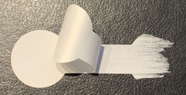 SECURITY WHITE PE - Sicherheitsetiketten "Prüfsiegel" auf Rolle - 60 x 20 mm - 1000 Stück